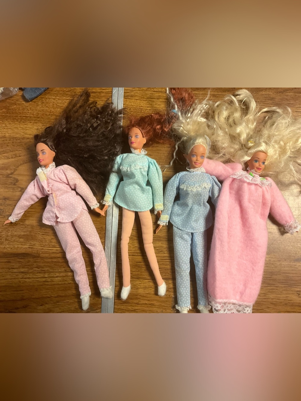 Barbie Teresa Midge Soft Bodied Slumber Party 1994 Doll 13235 13236 Pajama Lot o